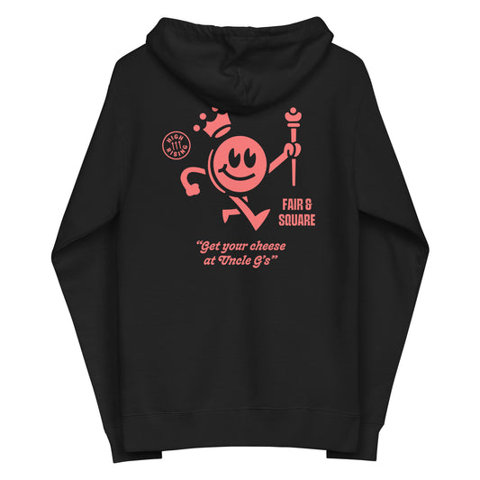 Fleece Zip-Up Hoodie in various colors