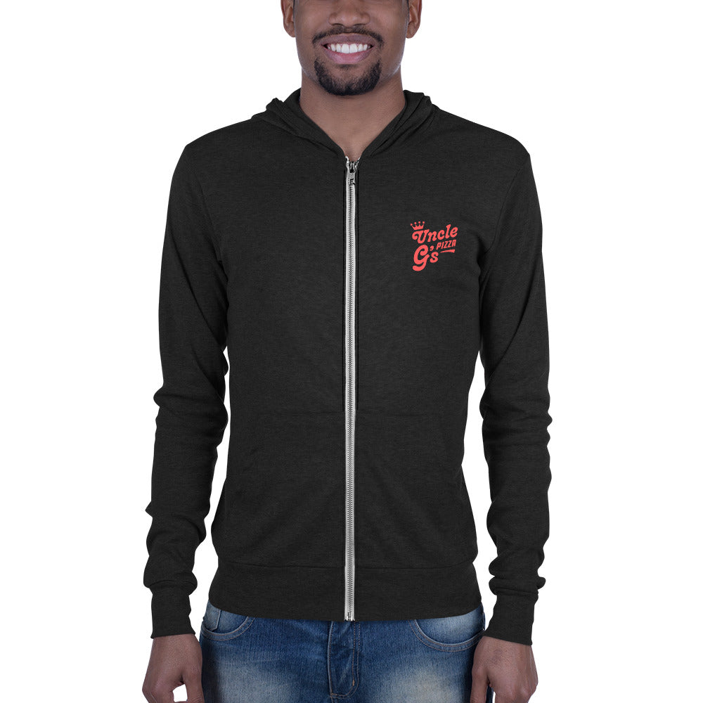 Lightweight Zip Hoodie in various colors